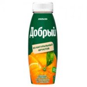 Сок Добрый «Апельсин» 0.33 л.